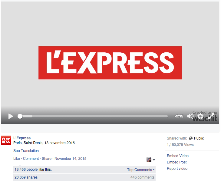L'express social video
