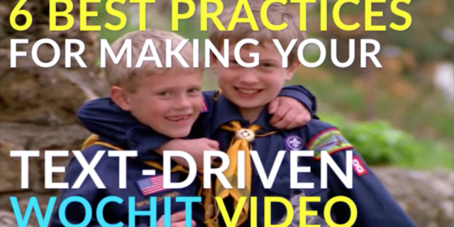 Winning tips for using text in social video